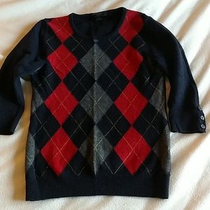 Banana Republic argyle sweater